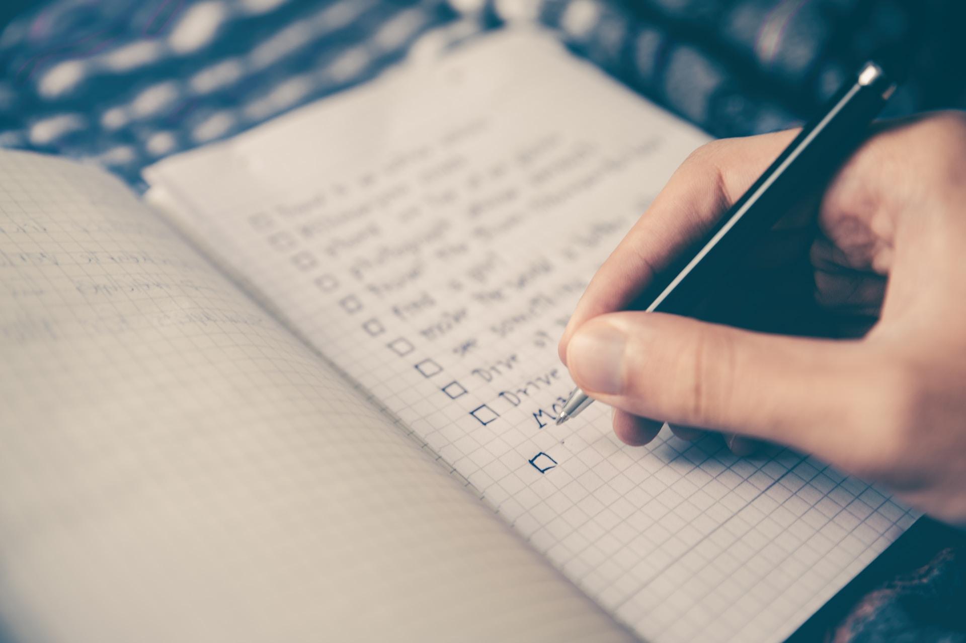 requirements checklist
